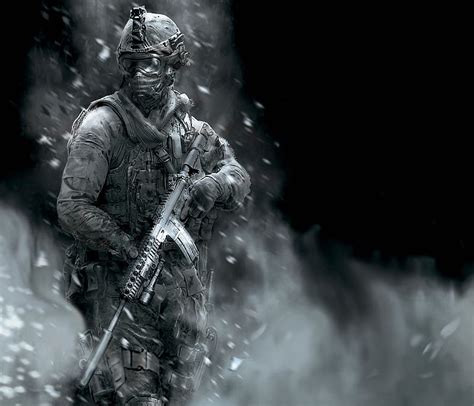 Modern Warfare 2 B/W, modern, warfare, black, white, 2, HD wallpaper ...