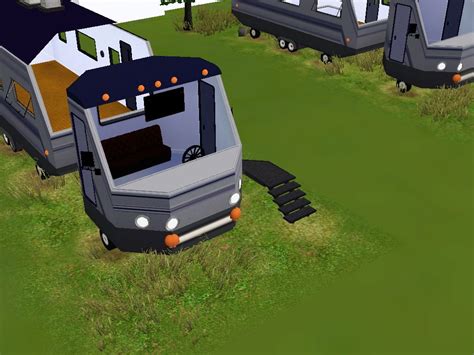 Mod The Sims - Camping Vehicle - Caravan with RV Wall Ladders, See Games, Download Cc, Free Sims ...