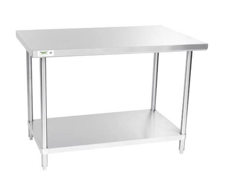 Stainless steel lab table: 48" x 30" 14 Ga. with undershelf (NEW) – LEI Sales