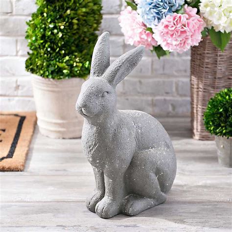 Gray Resin Outdoor Rabbit Statue from Kirkland's $30 in 2020 | Rabbit sculpture, Kirklands, Outdoor