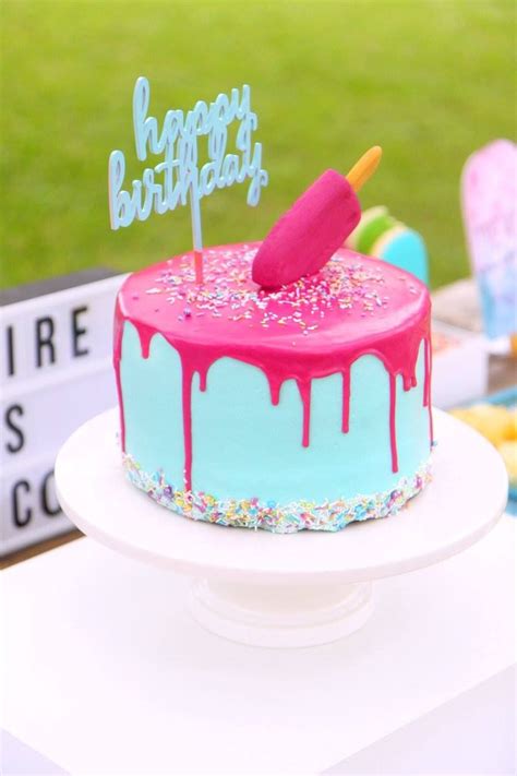 Popsicle Birthday Cake - Two Cool Popsicle Party | Popsicle party, Ice cream birthday party ...