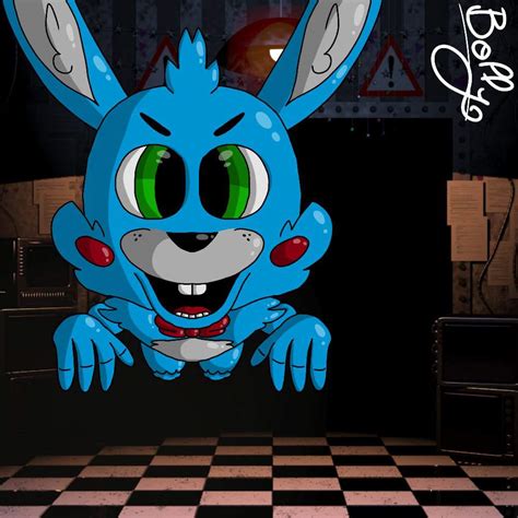 Toy bonnie jumpscare | challenge entry | Five Nights At Freddy's Amino