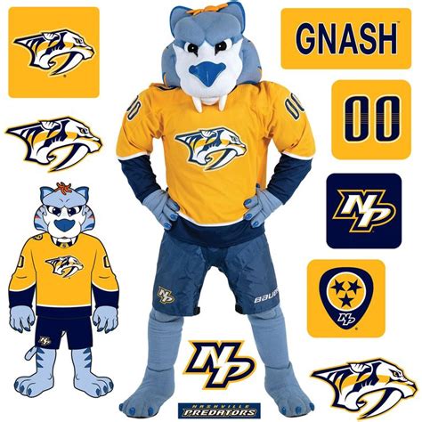 Nashville Predators: Gnash 2021 Mascot - Officially Licensed NHL Remov ...