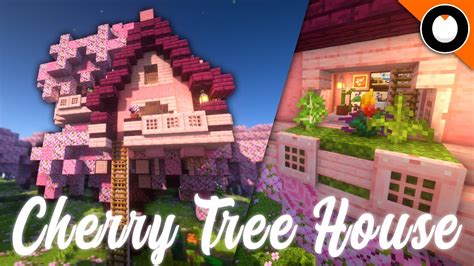 Minecraft Tutorial: How to Build a CHERRY TREE Cottagecore House - YouTube