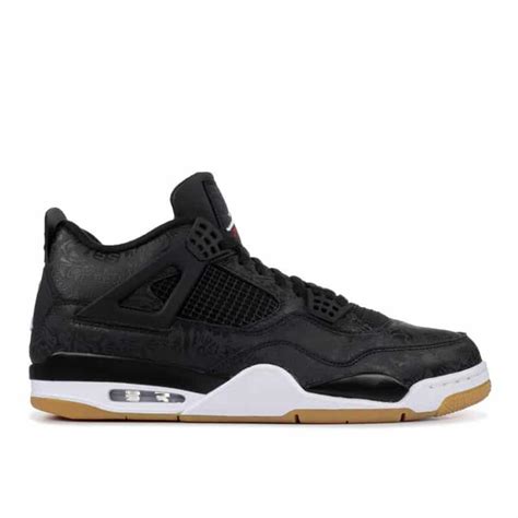 Jordan Retro 4 "Laser Black Gum" - Hidden Hype