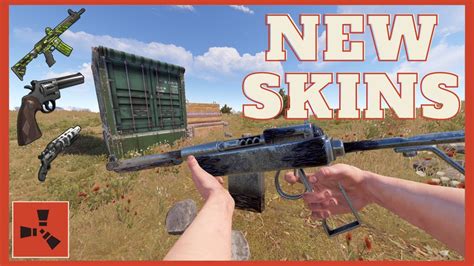 RUST New skins updated on June 1st | HQM SAR,Lowpoly Python,Shipping Container Garage Door - YouTube