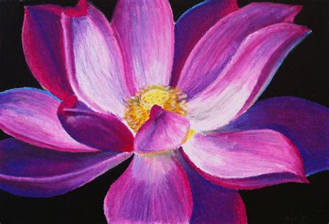 oil pastel drawing flowers - Google Search | Oil pastel drawings ...