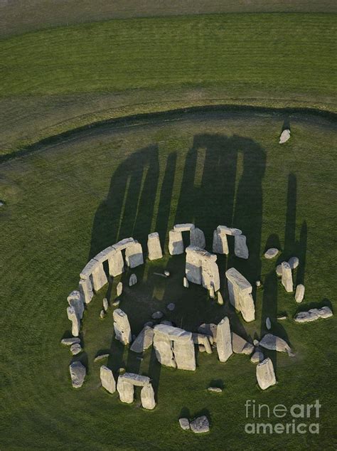 Stonehenge Aerial Photograph by Pete Glastonbury