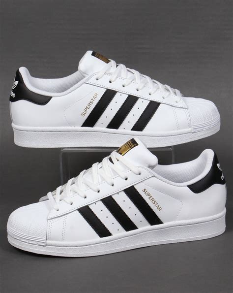 Adidas Superstar Trainers White/Black,originals,shell,toe,80s