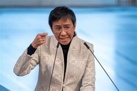 FULL TEXT: Maria Ressa’s speech at Nobel Peace Prize awarding