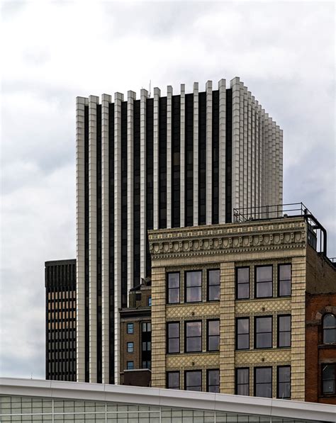 20200906. Downtown Rochester is a compelling confluence of varying architectural eras and styles ...