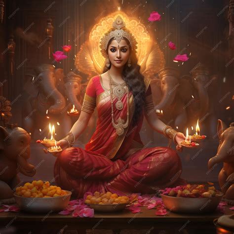 Goddess Lakshmi Maa Lakshmi Devi Lakshmi AI Images Maa Lakshmi Real Images Lakshmi Diwali Images ...