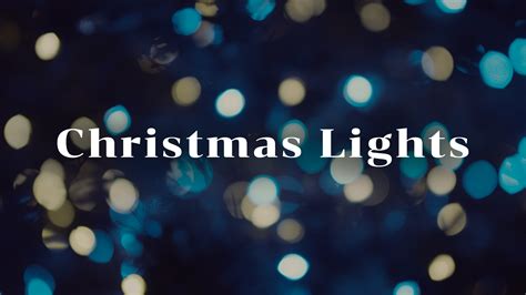 Christmas Lights | Visual Revival | WorshipHouse Media