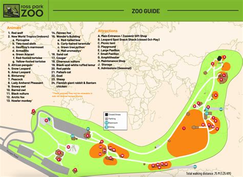 Ross Park Zoo Map and Brochure (2019 - 2023) | ThemeParkBrochures.net