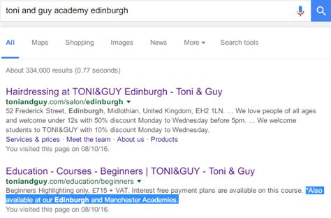 Toni & Guy Academy in Edinburgh? : r/Edinburgh