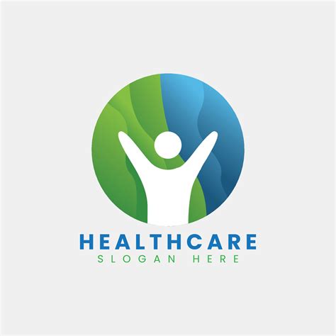 Creative abstract modern clinic hospital logo design, colorful gradient ...