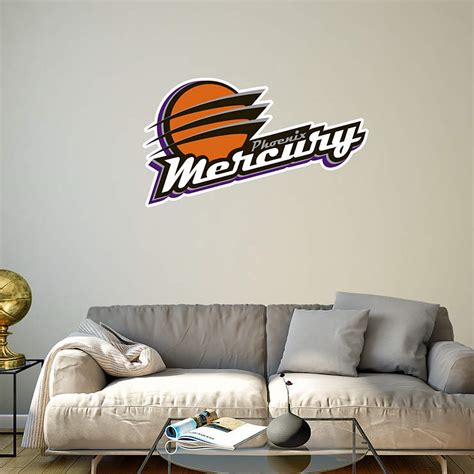 Phoenix Mercury Logo Wall Decal | Shop Fathead® for Phoenix Mercury Decor