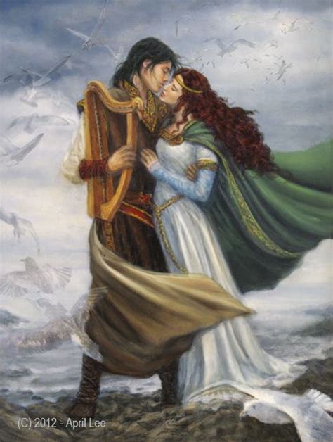 TRISTAN AND ISOLDE BY APRIL LEE | Romance art, Romantic art, Fairytale art