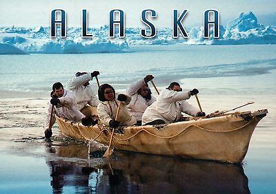 Native American Whaling Boat Inupiaq Inuit Umiak Barrow Alaska, Eskimo ...