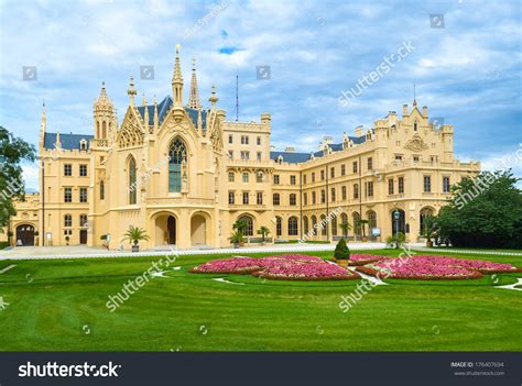 Lednice Castle In South Moravia In The Czech Republic Stock Photo 176407694 : Shutterstock