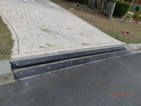 car bottoming out. these heavy duty rubber driveway ramps, gutter ramps, curb ramps or kerb ...