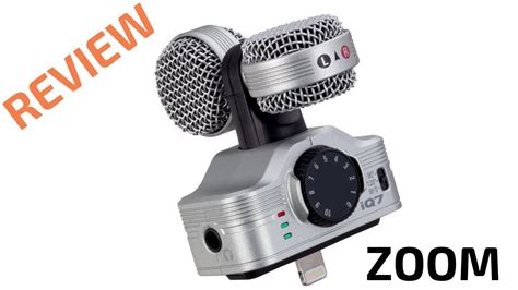 Zoom iQ7 Review ios mic - YouTube