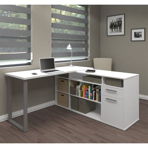 L Shaped Office Desk Decorating Ideas - Janainataba