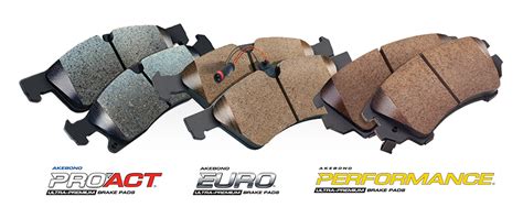 Akebono Kicks Off The Year With Six Disc Brake Pad Kits, Expanding Pro-ACT®, Akebono Performance ...