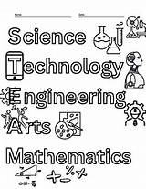 STEM/STEAM Coloring Page By The Electives Classroom  TPT sketch template