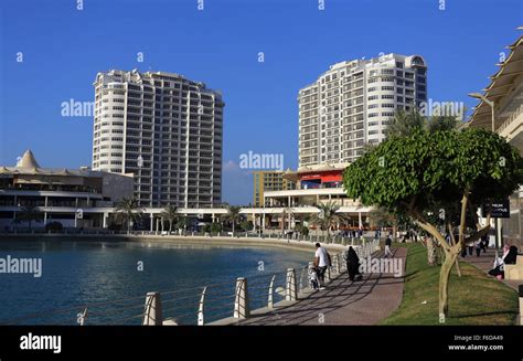 The Lagoon, Amwaj Islands, Kingdom of Bahrain Stock Photo - Alamy