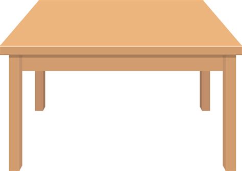 Wooden Table Clipart Design Illustration 9305622 Png - vrogue.co