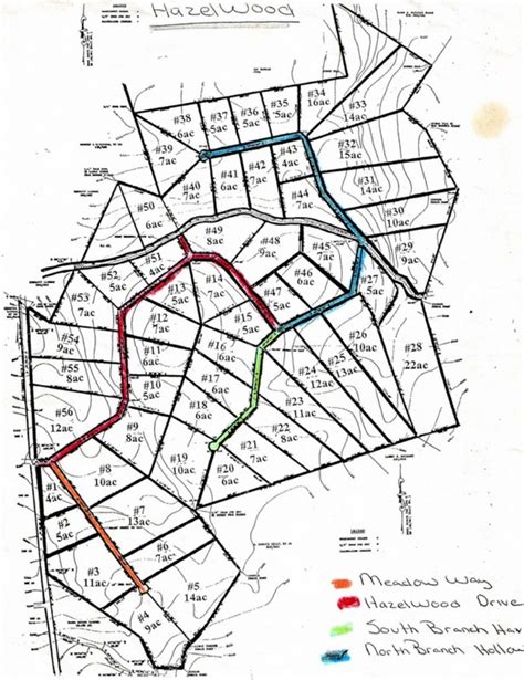 Map - HazelWood Property Owners Association