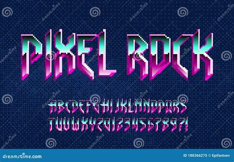 Pixel Rock Band Vector Illustration | CartoonDealer.com #26047302