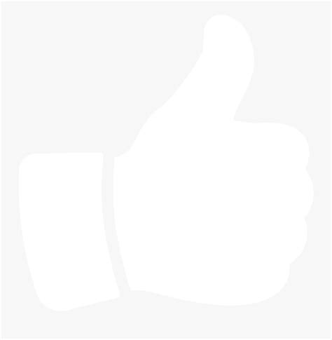 Thumbs Up Icon Png White , Free Transparent Clipart - ClipartKey