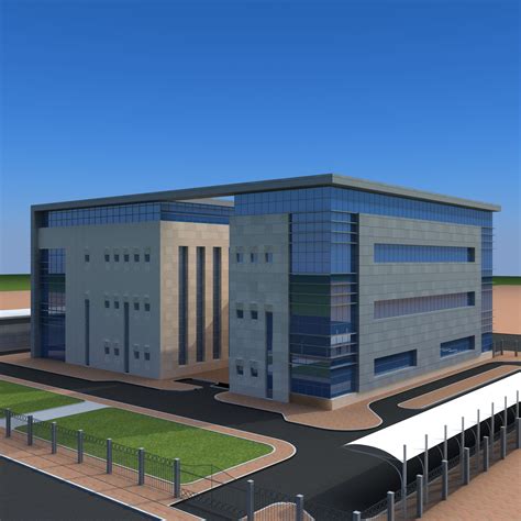 Architecture Office Building 3D Model $29 - .max - Free3D