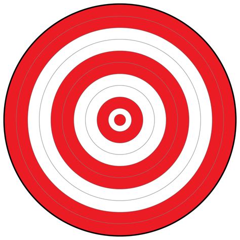 Printable Bullseye Target drawing free image download