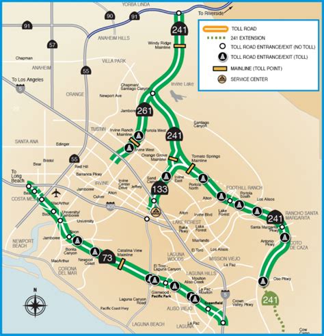 Southern California Toll Roads Map Printable Maps | Wells Printable Map