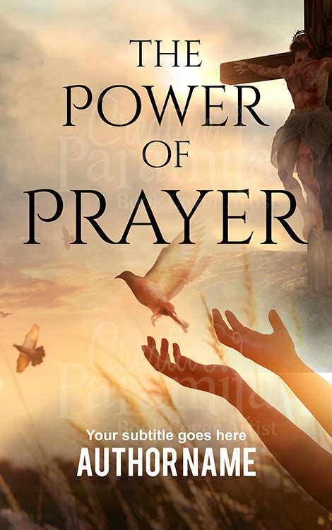 The Power of Prayer religious book cover design