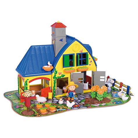 Caillou IDCAI0565 Farm Playset, Yellow - Toys & Games - Action Figures & Accessories - Playsets