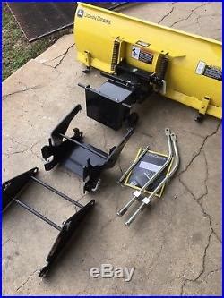 John Deere Plow » John Deere X570 X580 X584 X590 Lawn Mower 48 Front Snow Plow Blade & Parts