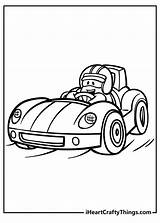 Race Car Track Coloring Pages For Kids sketch template