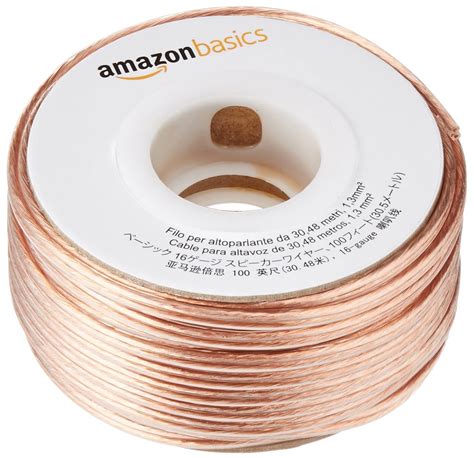 Buy AmazonBasics SW100ft 16-Gauge Speaker Wire - 100 Feet Online at desertcartGB