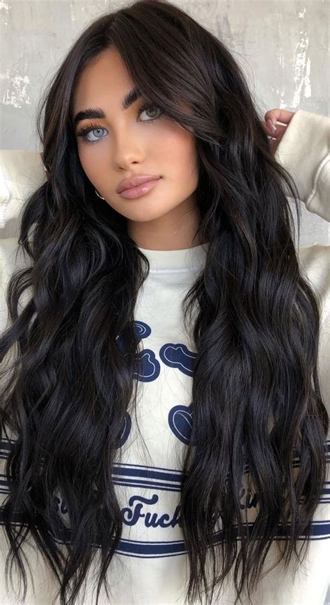 25 Dark Chocolate Brown Hair Ideas : Dark Chocolate Long Locks