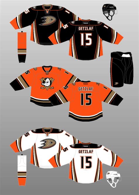 Anaheim Ducks Jersey History