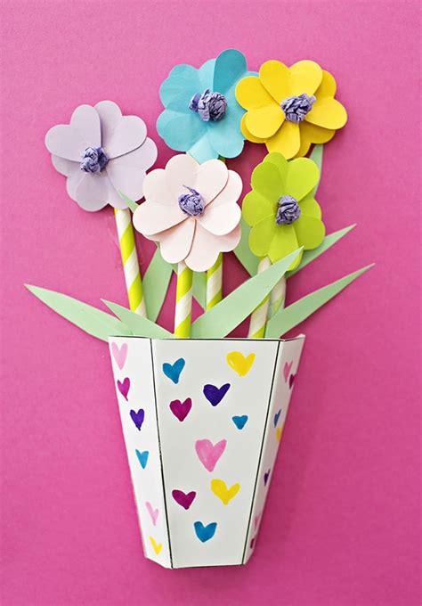 HOW TO MAKE 3D PAPER FLOWER BOUQUETS WITH VIDEO