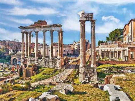 The Majestic Temple of Caesar | Icon of Ancient Rome's Legacy