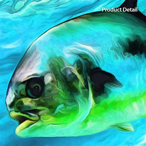 PERMIT Print Fish Wall Art Permit Fishing Art Fishing Gifts | Etsy