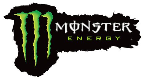 White Monster Energy Logo - LogoDix