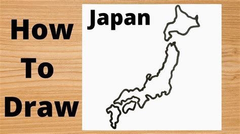 Drawing The Map of Japan - Easy Method - YouTube