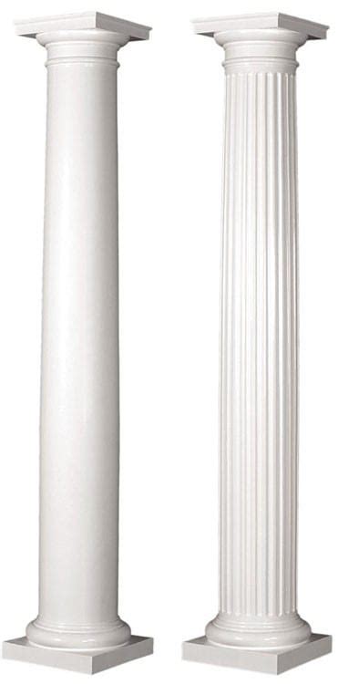 14" Round Tapered Architectural Composite Column, Porch or Interior use